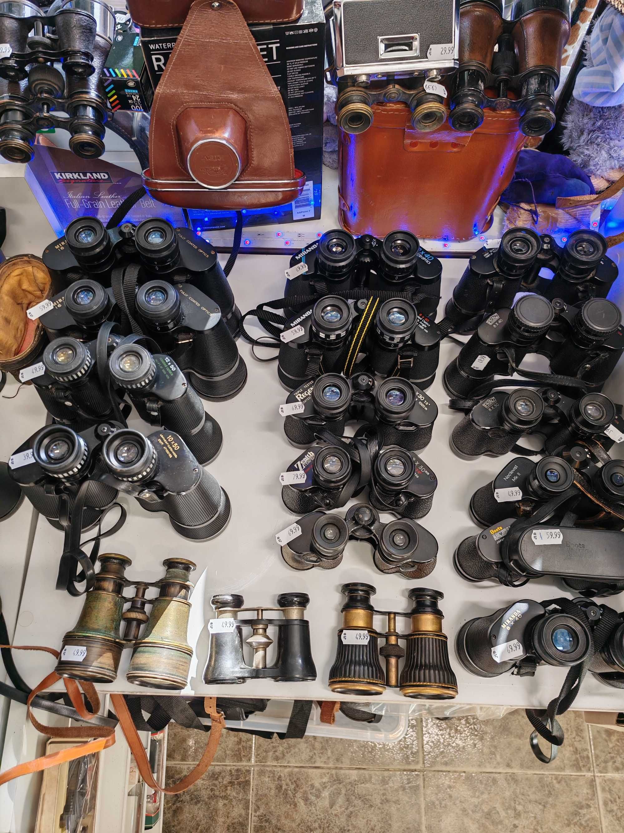 Стари бинокли Zenith Hawke   Praktica Miranda Pathescope Prinz Regent