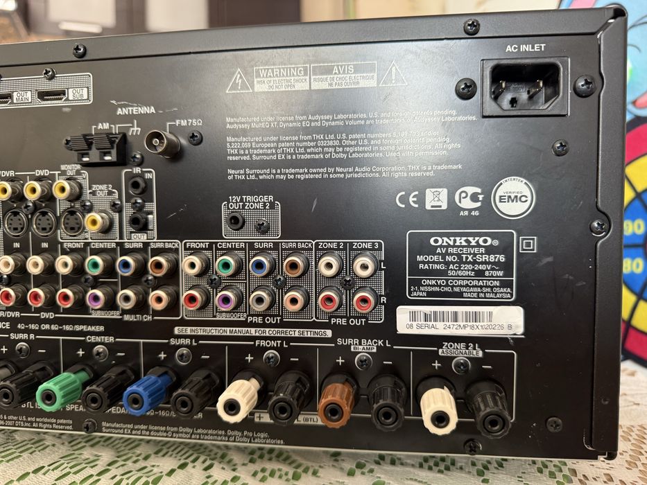 Onkyo TX-SR876 25 кг