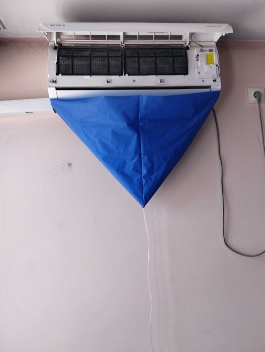 Комплект за почистване на климатик у дома без майстори.