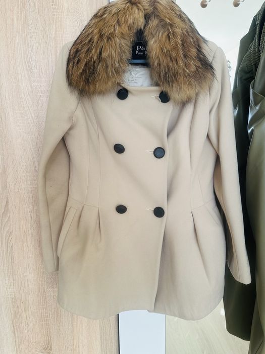 Дамско палто естествена лисица