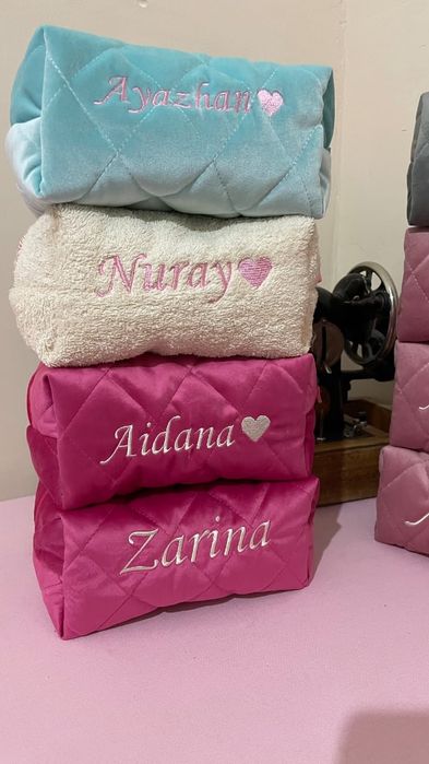 Косметички именной ручная работа