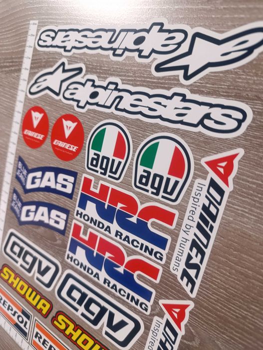 Стикери за ХОНДА Honda Alpinestars GRC AGV Showa и др.