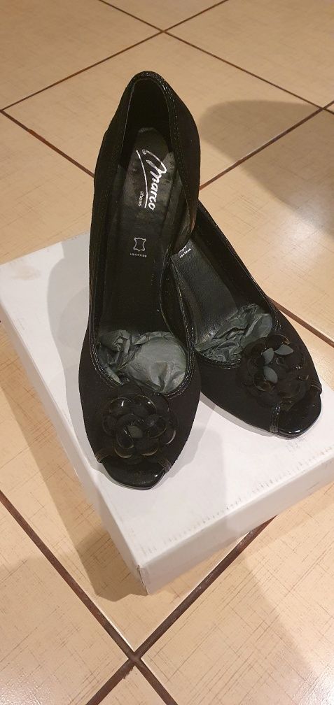 Pantofi eleganți negri, mărime 39