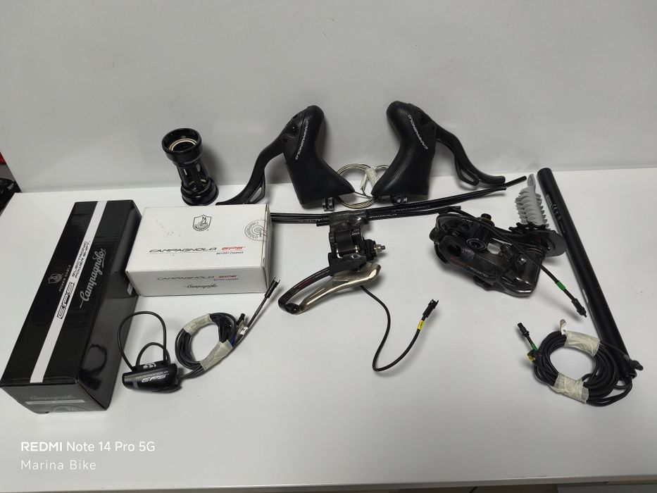 НОВ електронен шосеен монтаж Campagnolo Super Record EPS 2x12 Rim