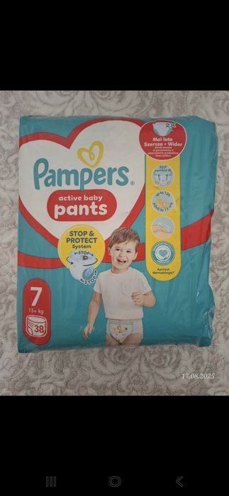 Pampers active baby pants 7