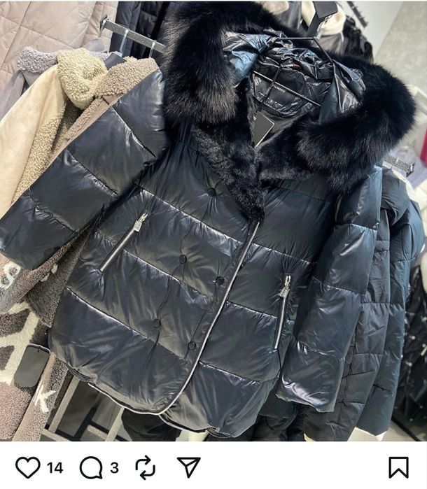 Пуховик почти новый