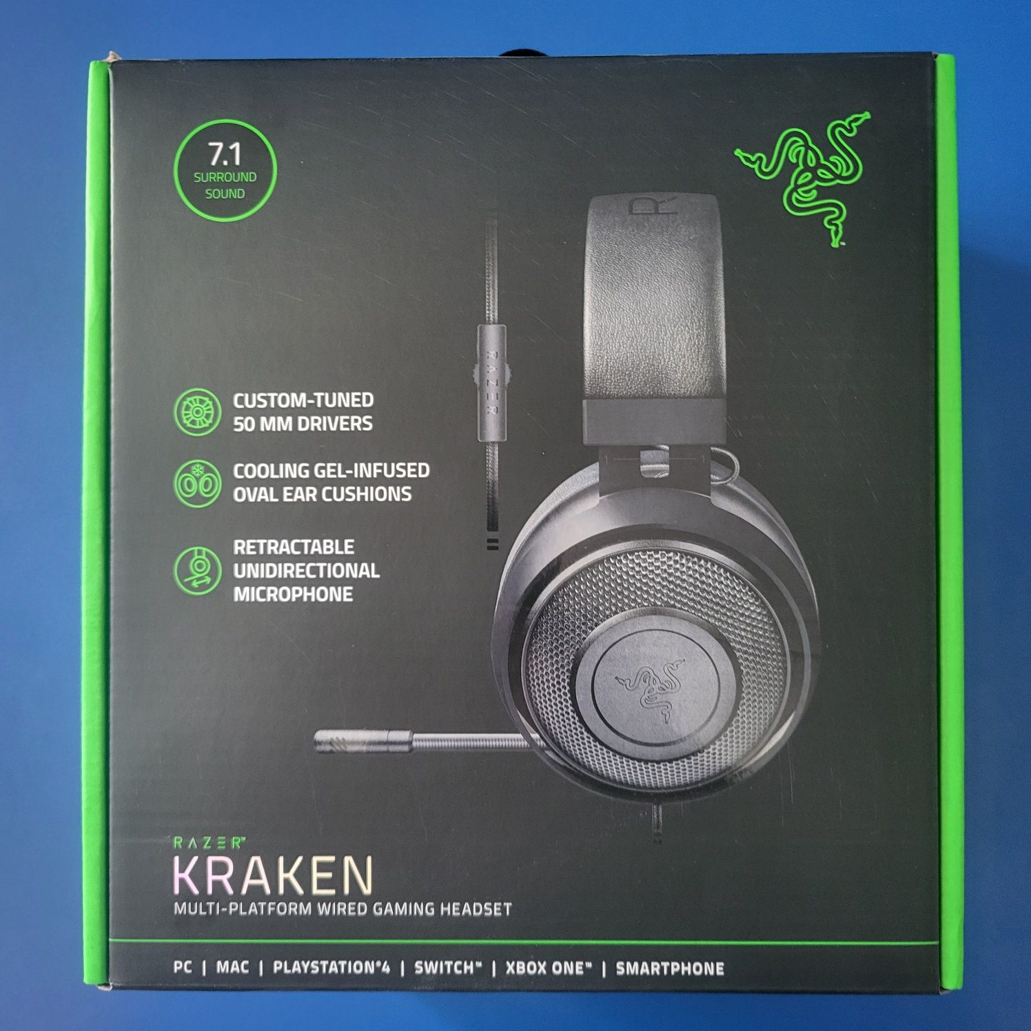 Căști Razer Kraken Negre (fără microfon)