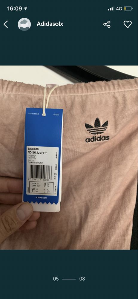 Salopeta Adidas originals marimile M si L , noi cu eticheta