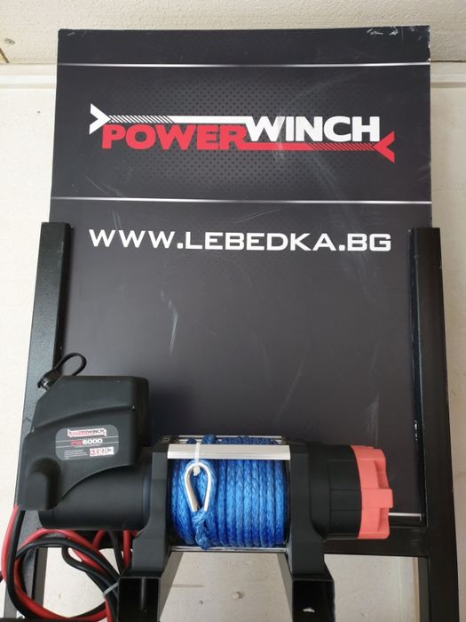 Лебедка PowerWinch за UTV, малък джип, платформа, PW6000lb (2722kg)