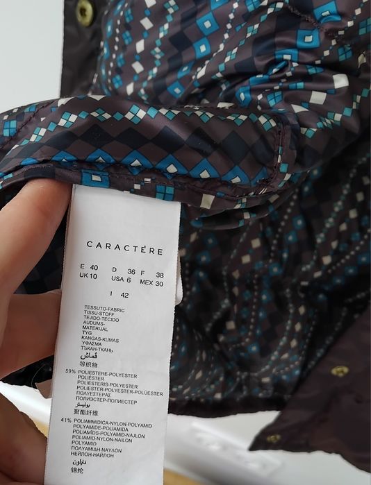 Пухено яке Caractere