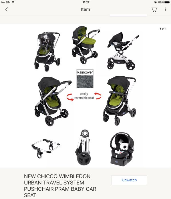 Бебешка количка chicco urban