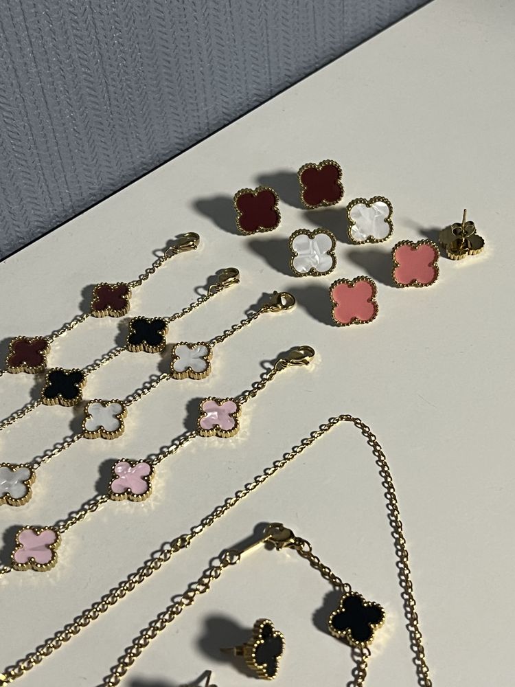 Set colier cercei bratara Van Cleef  Premium diferite culori