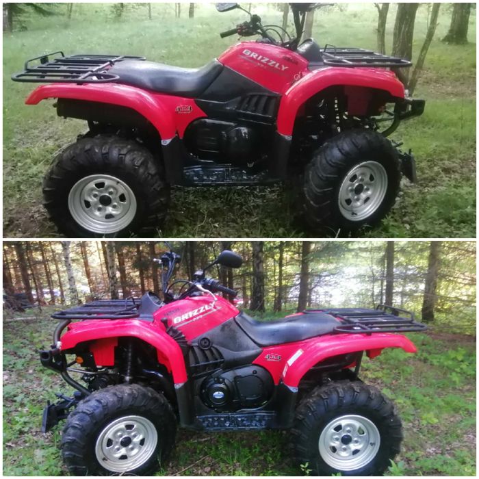 Yamaha Gryzly 660,Adus GERMANIA 4800KM,PLUG,TROLIU,NERULATinRomânia!!!