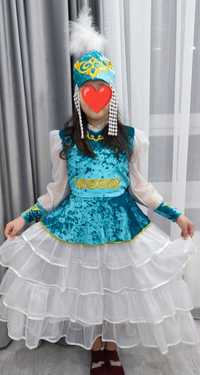 Продам платье национальное казахское  на 7-11 лет.