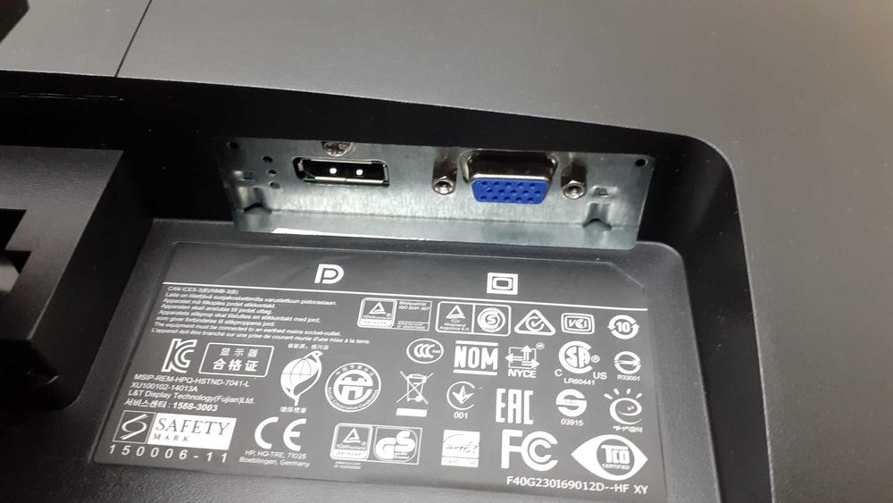 Monitor LED HP ProDisplay P232 23" Full HD 1080p 5 ms Categoria A