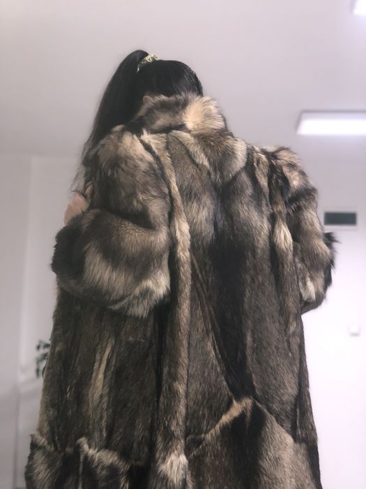 Дамско палто естествен косъм