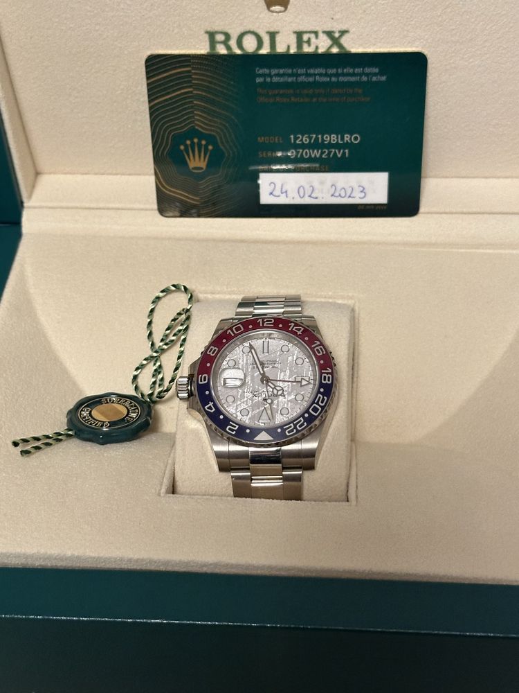ceas rolex gmt master || pepsi anul 2023 pret 45000€