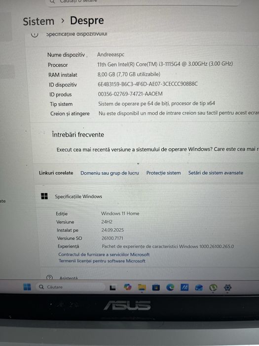 Vand Laptop Asus X515