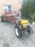 Motocultor cu remorca