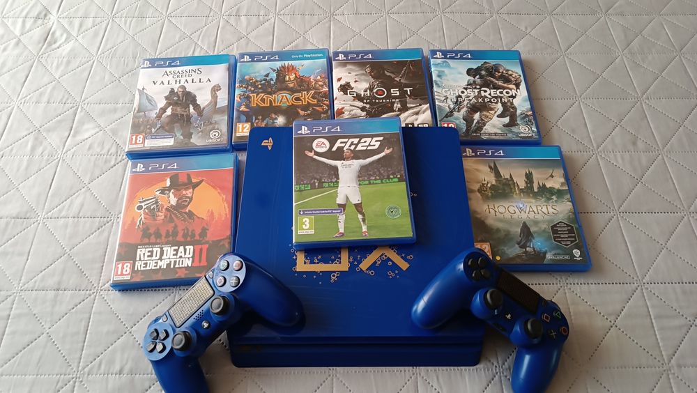 PlayStation 4 Slim 500GB  Blue Limited Edition