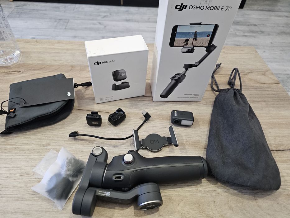 DJI Osmo Mobile 7P + DJI Mic Mini – Noi, folosite doar pt unboxing