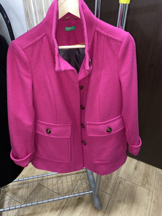 United Colors of Benetton зимно вълнено палто, размер 38, като НОВО!