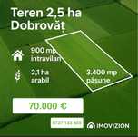 Vand Teren Intravilan si Extravilan Dobrovat