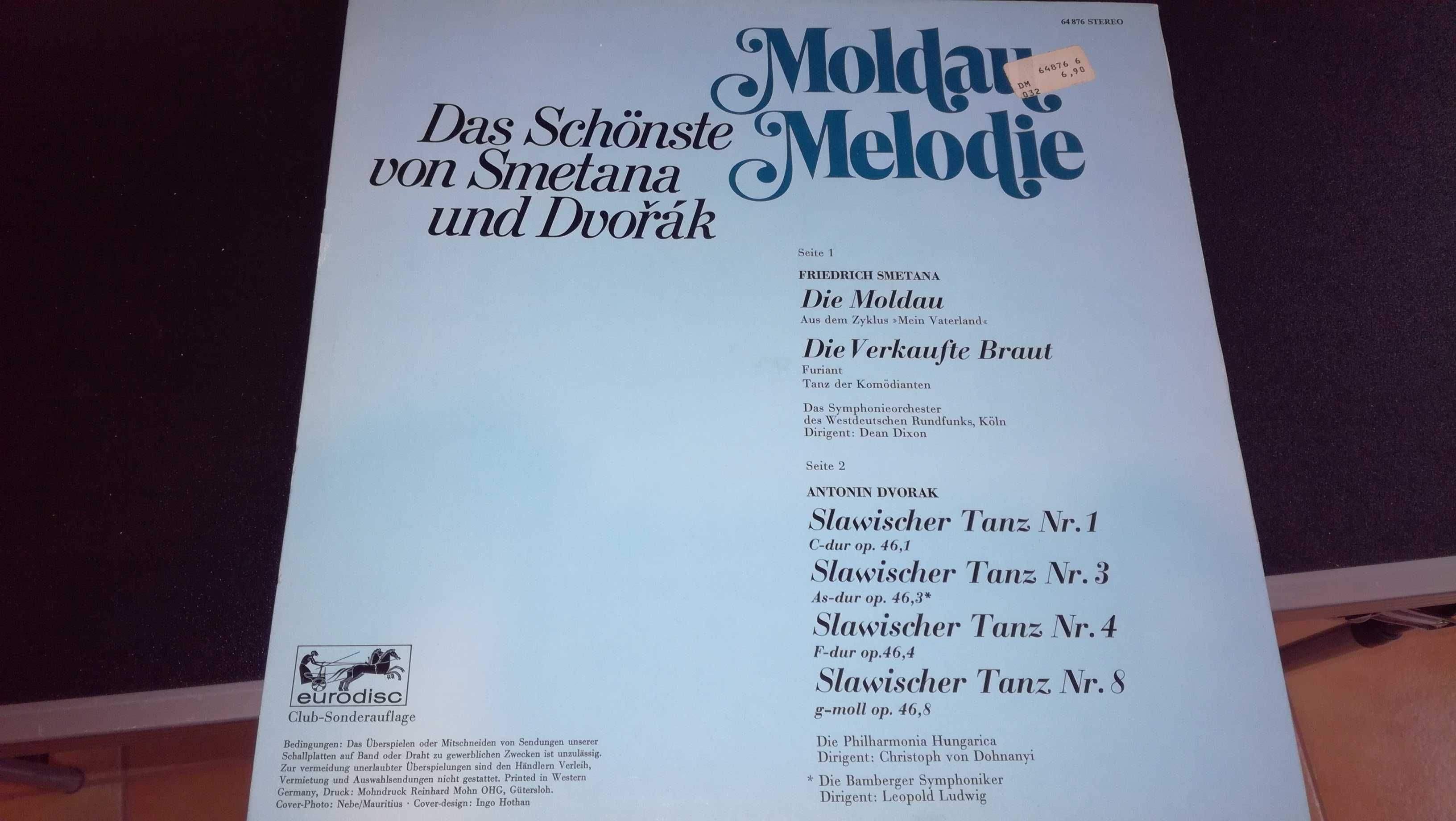 Vinil/vinyl - Clasica -  Schubert, Schumann, Smetana,Schutz - Lista