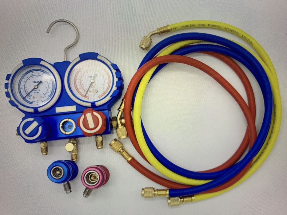 Manometre value vmg-2-r134-b-set clima freon ac auto cuple incluse nou