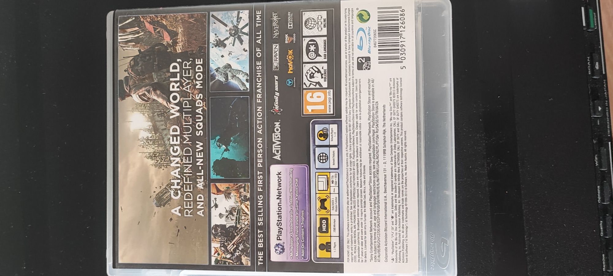 CALL of DUTY ghosts за ps3