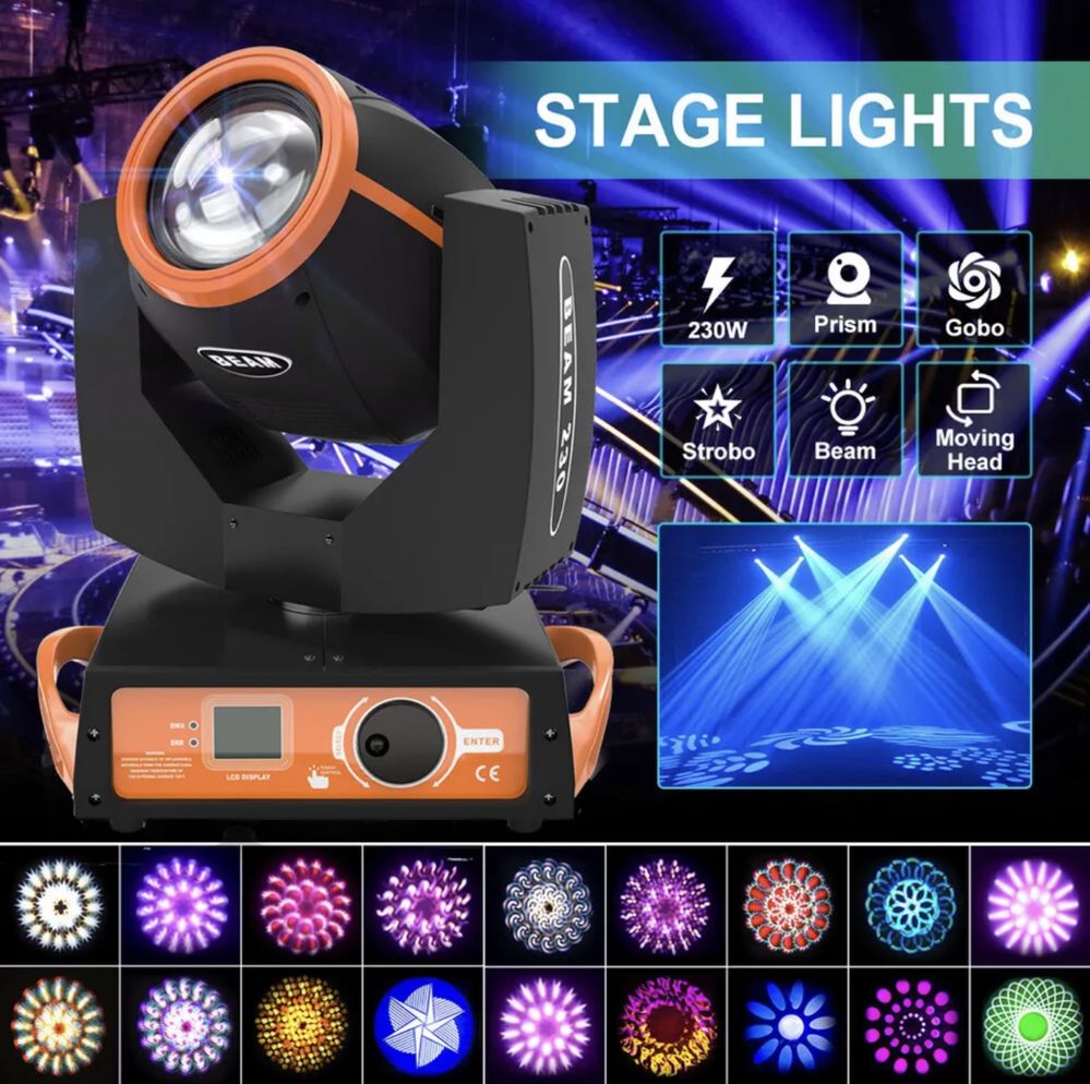 7 R 230W LED Moving head