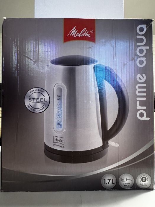 Fierbator electric Melitta prime aqua 2200W, 1,7 litri