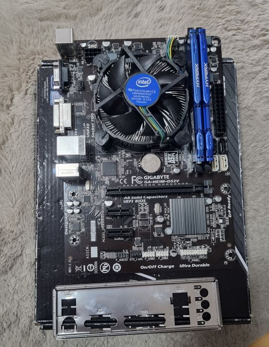 KIT Intel: i5 4590s + 8GB RAM HyperX + Gigabyte h81 + Cooler