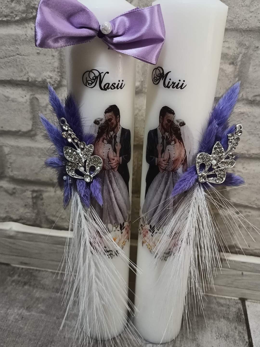 Lumanari nunta Personalizare gratuita