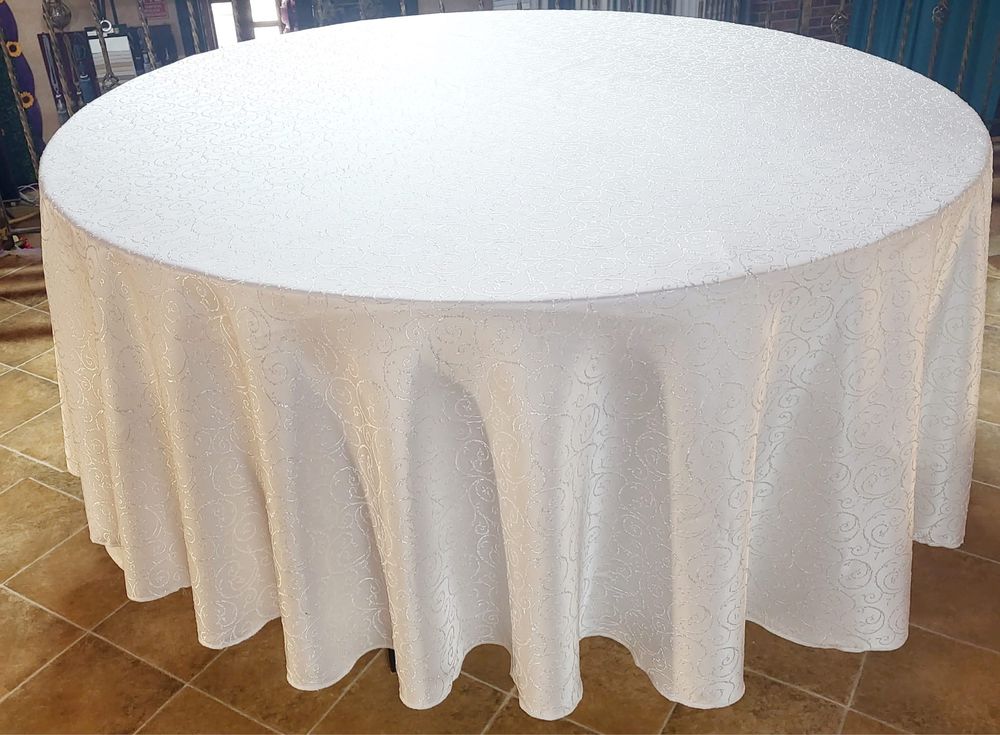 Fete de masa brocard teflonat 280cm , huse scaune , funde