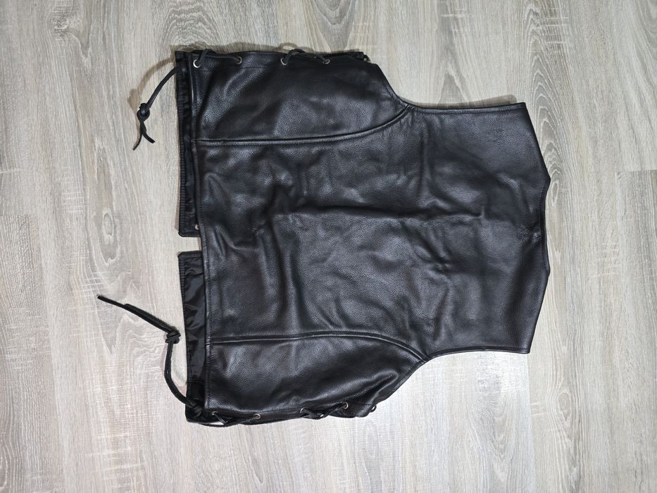 Vesta moto din piele