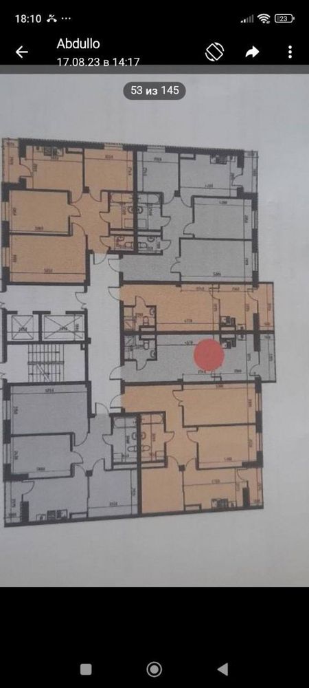 Срочно продается коробка в ЖК комфорт класса рядом Янгиобад - 2,3 этаж