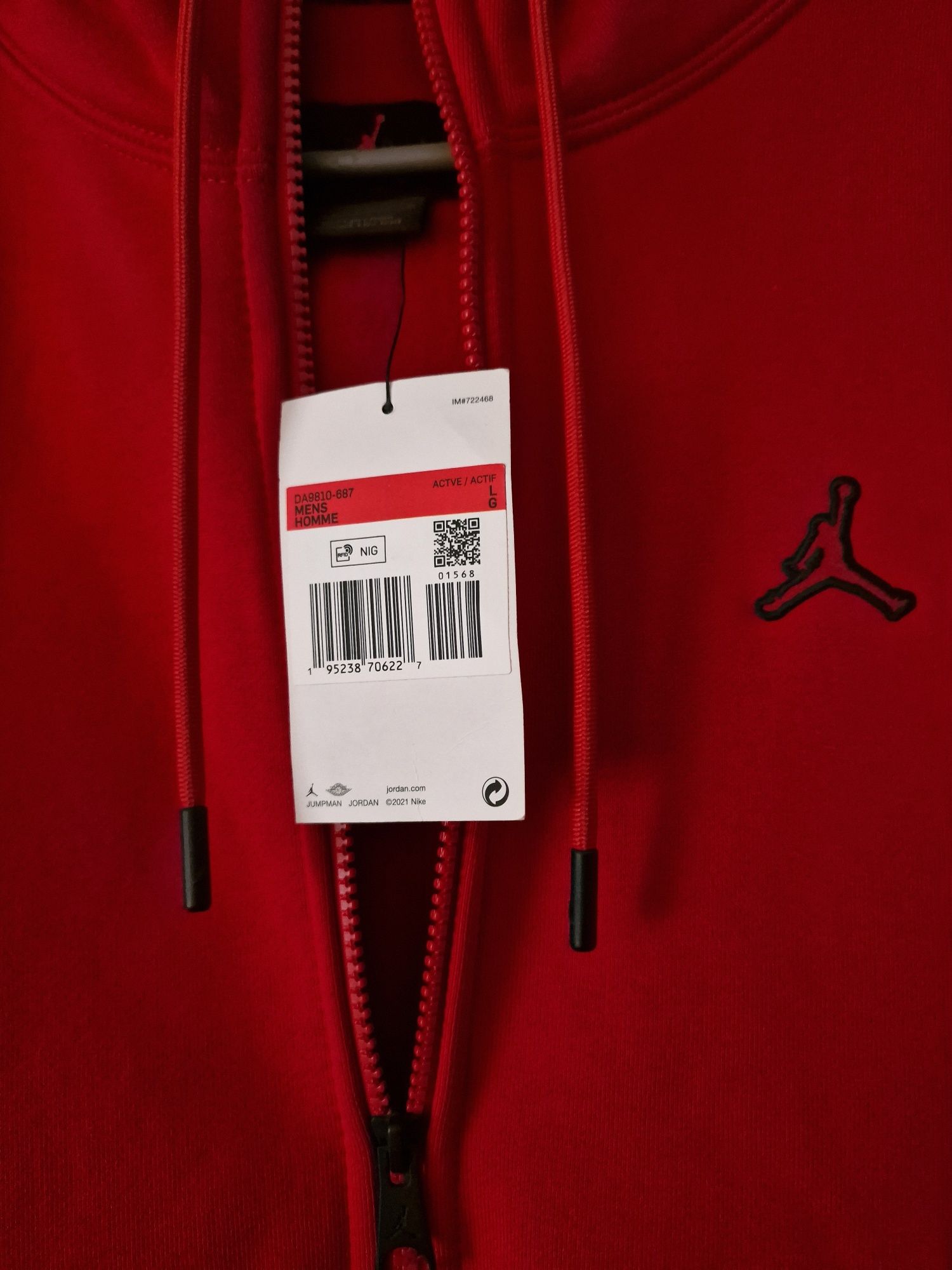 Hanorac Jordan Essentials Men's Fleece Red