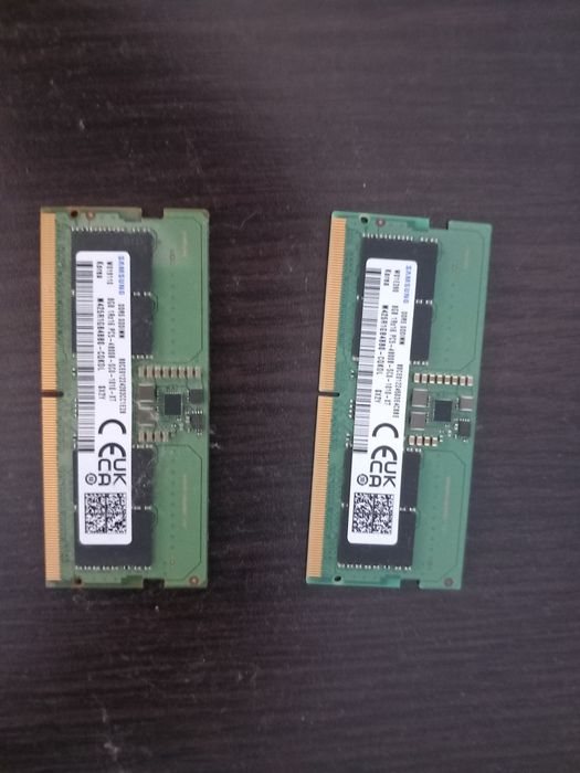 Set 2 bucăți ram ddr5 16 GB laptop ( 2x8 ] dual channel