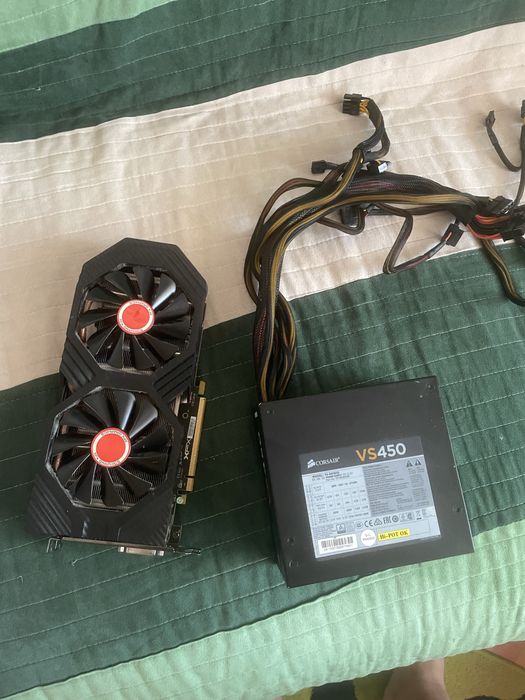 Vand Sursa vs450 si placa video xfx amd sapfire