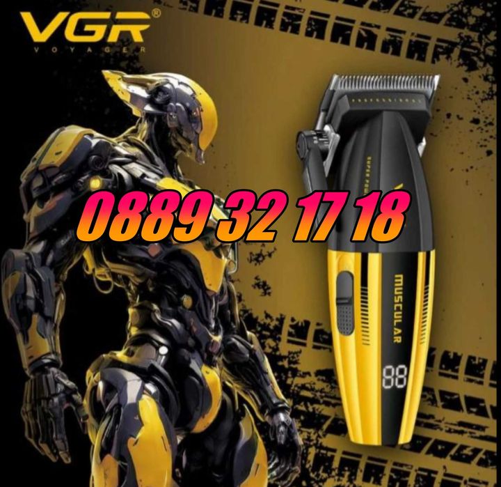 Безжична машинка за подстригване VGR 285, машинка за коса