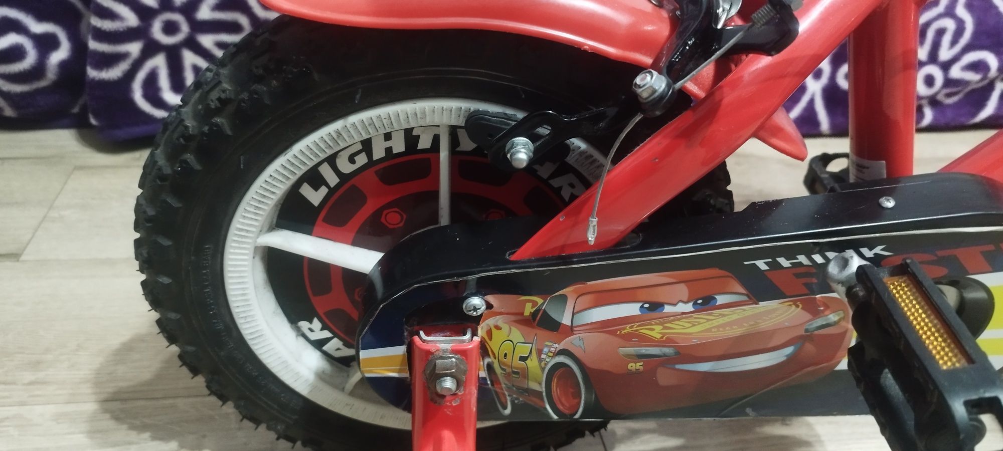 Bicicleta băieți fulger Mcqueen 3 -6 ani