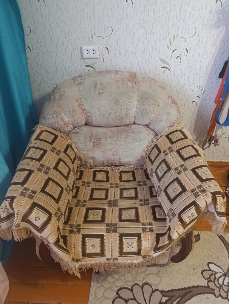 Диван угловой + кресло