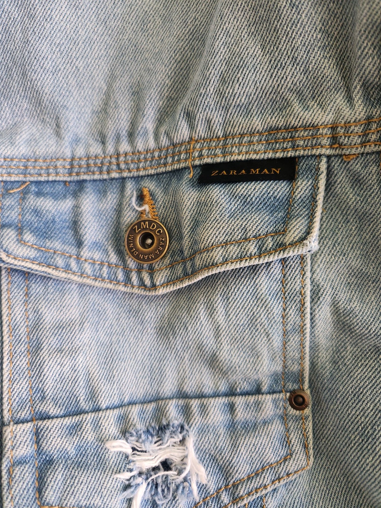 Дънкено яке Zara Man Denim