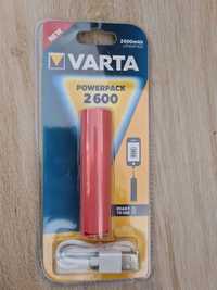 Acumulator extern Varta, 2600 mAh, Negru