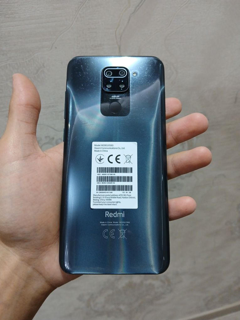 Redmi note 9, (karobka dokument, 1qõl telefon)