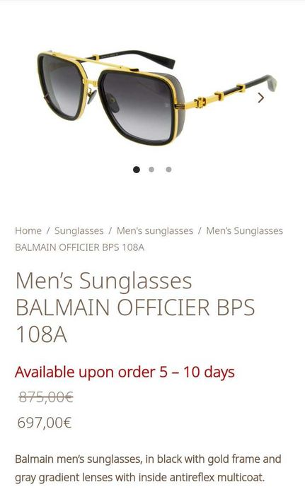 Мъжки слънчеви очила Balmain Officier BPS 108A