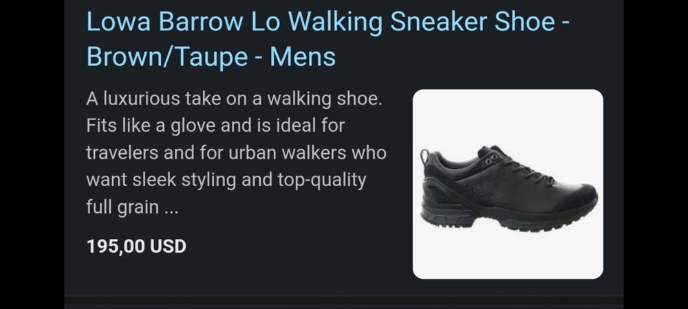 Ghete Lowa Barrow Lo 41,5 Transport gratuit