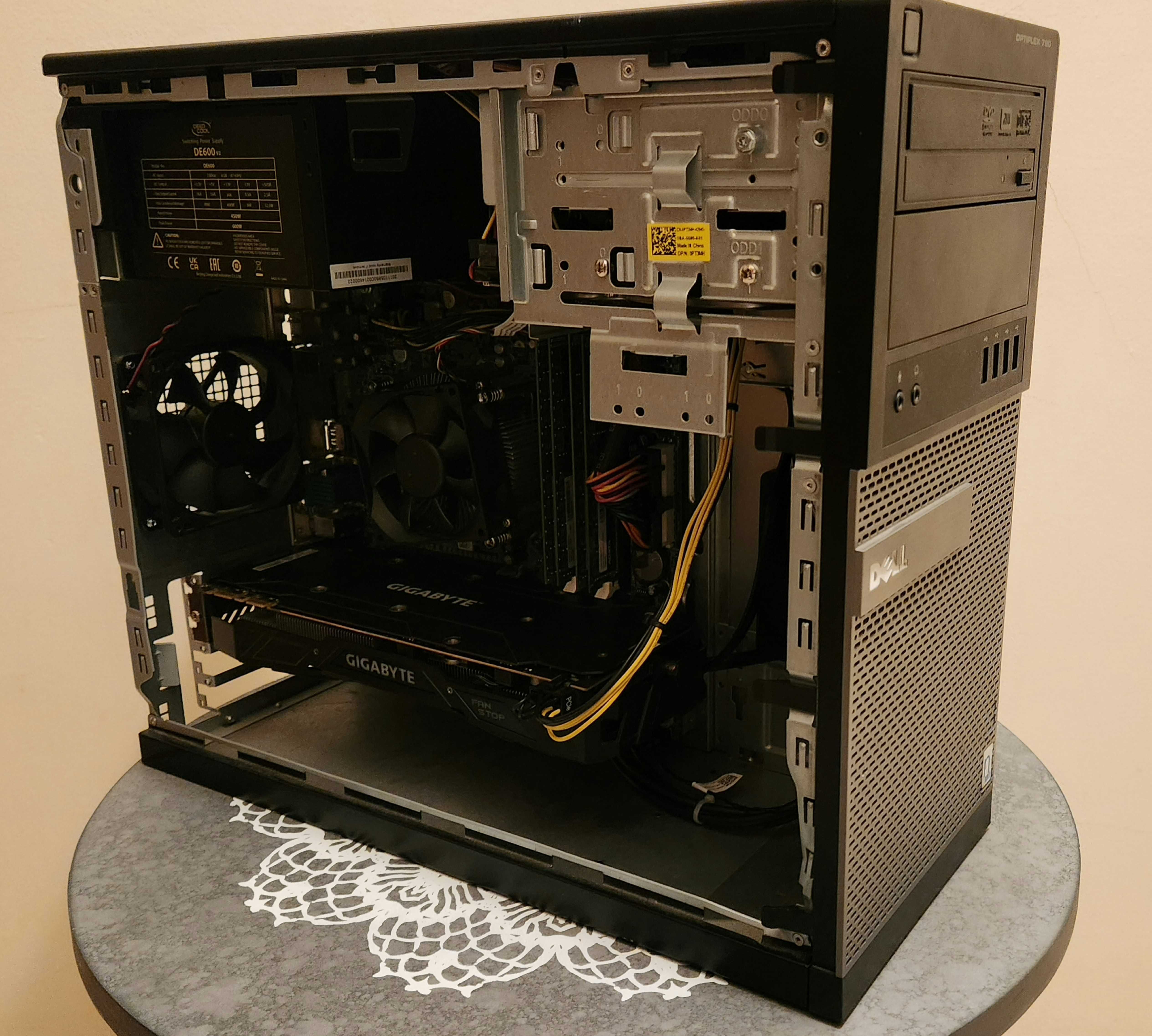 Геймърски компютър за лек гейминг i7 2600, Gigabyte GTX 1070