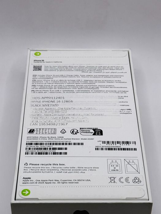Iphone 16. Produs Nou, Sigilat!